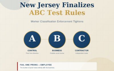New Jersey ABC Test Rule 2026: Are You Compliant?